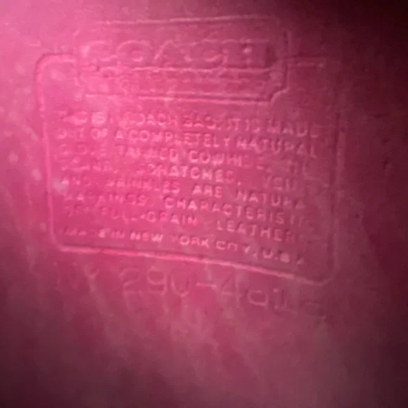 Recycled Riot hand dyed Vintage Coach Compact Pouch - Picture 4 of 15